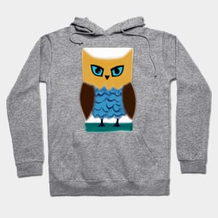 Cute Owl Drawing Hoodie